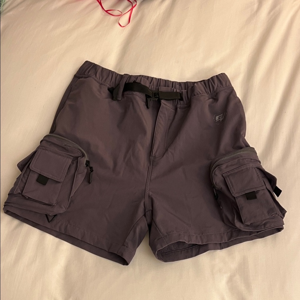 Gold + Vintage Men's Gray Cargo Shorts